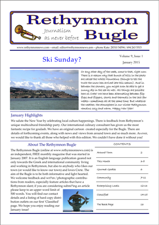 Rethymnon Bugle - January 2015 Edition