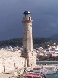 Turkish lighthouse in the Ventian Harbour